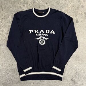 Prada Logo Wool-Cashmere Sweater